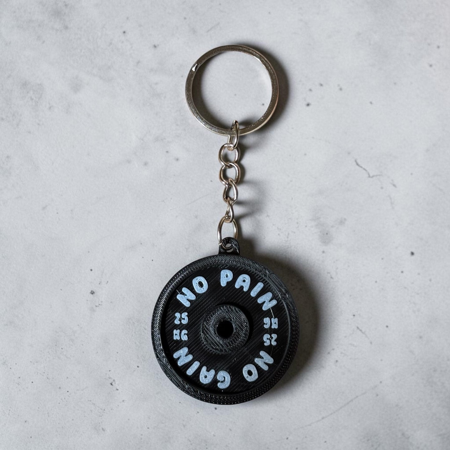 No Pain No Gain Keychain