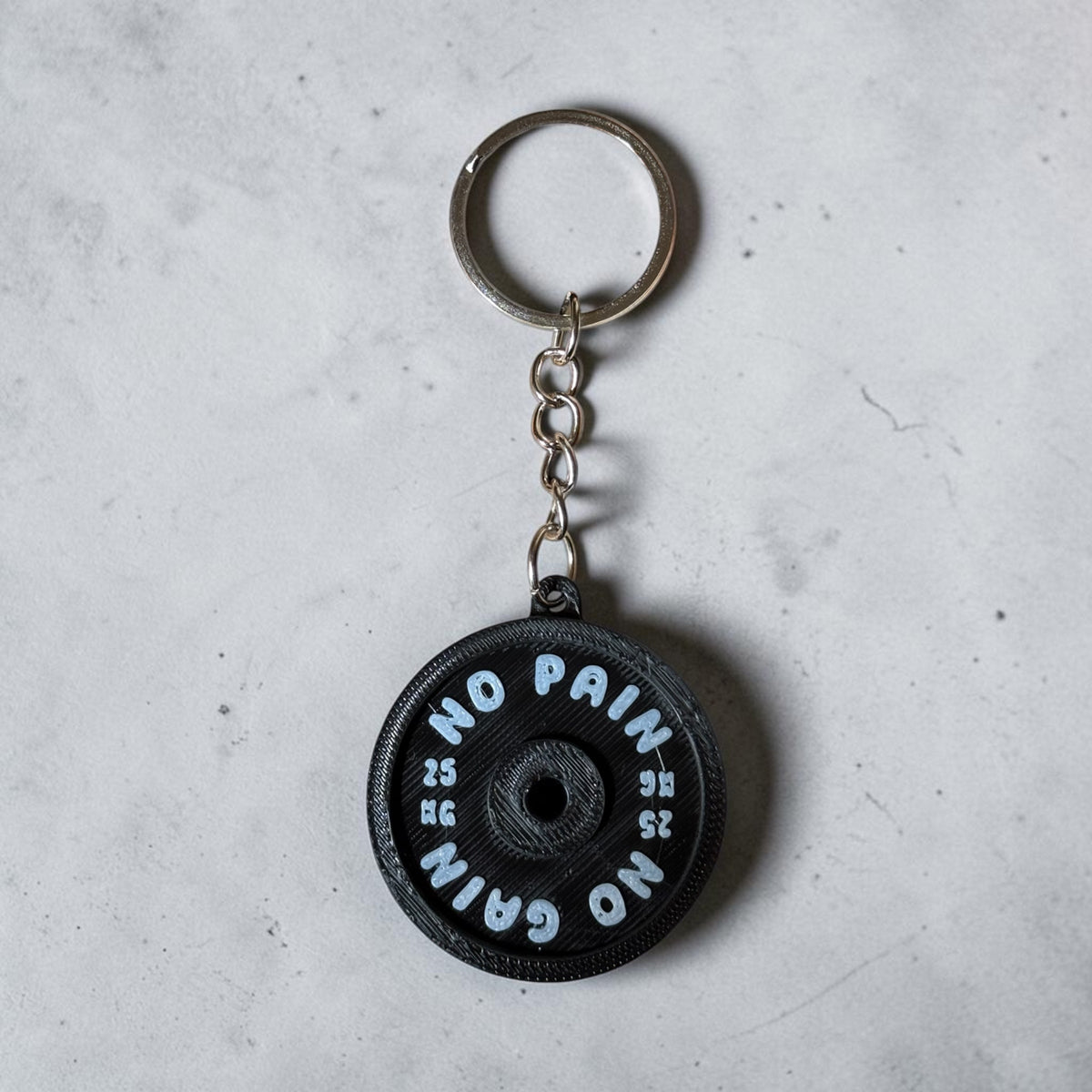 No Pain No Gain Keychain