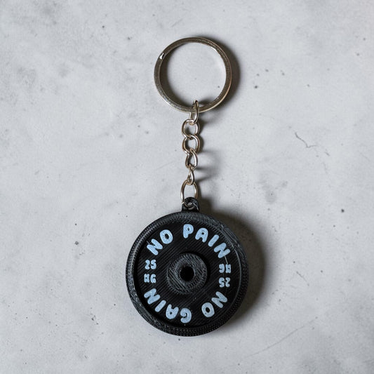 No Pain No Gain Keychain